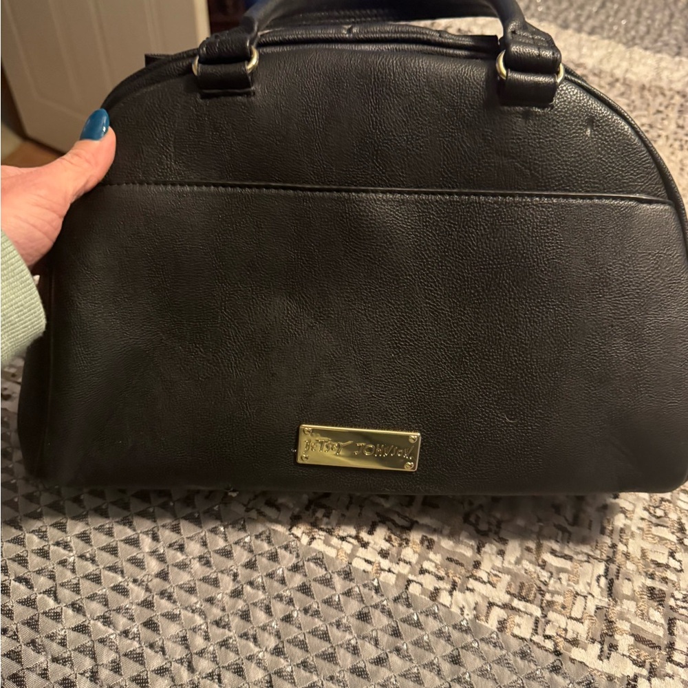 Betsey Johnson Black Shoulder Bag